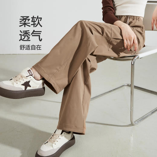 【亏本售！春季-工装裤】逸阳运动工装裤显瘦户外宽松休闲抽绳束脚裤子0949 商品图1