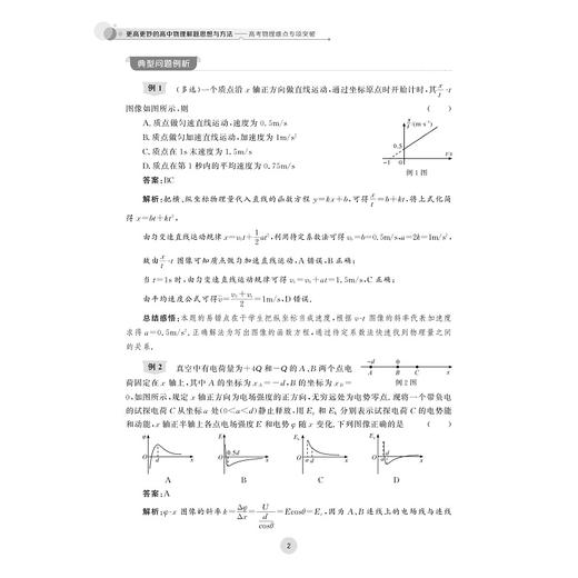 更高更妙的高中物理解题思想与方法——高考物理难点专项突破/浙大物理优辅/谭国锋 主编/浙江大学出版社 商品图2