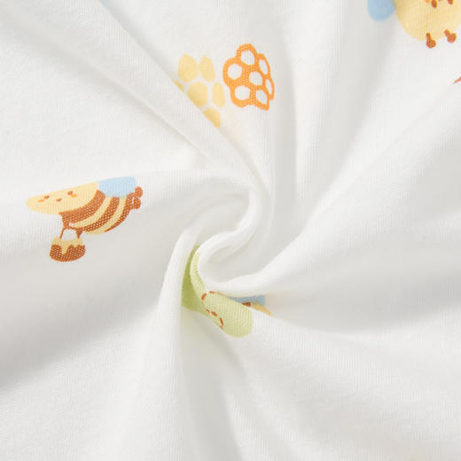 比萌蜂采蜜短袖开襟哈衣HY26SUN229白黄色调59#-90# 商品图13