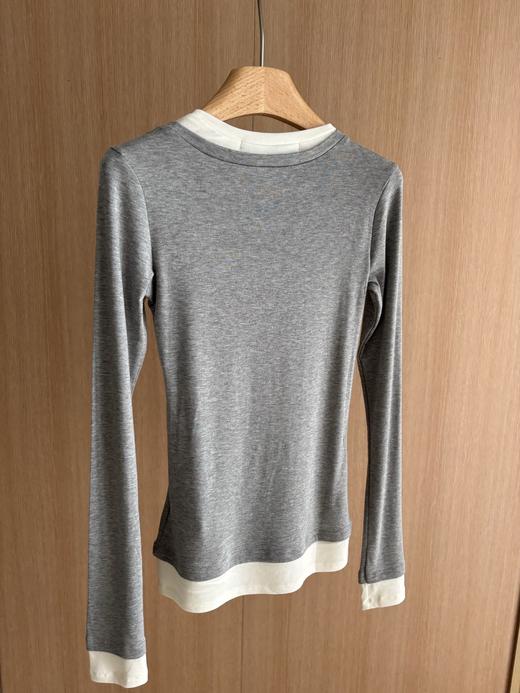 ANN 新款 领修身打底衫女长袖T恤 YE 341107 商品图12