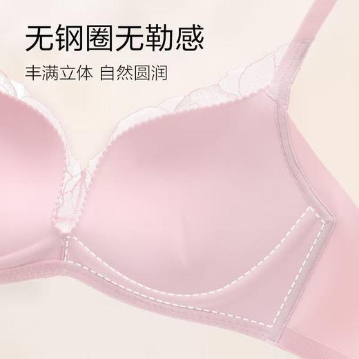 【一口价】3楼安莉芳玫瑰蕾丝文胸女小胸聚拢显大无钢圈内衣EBW0868吊牌价539元现价199元 商品图3