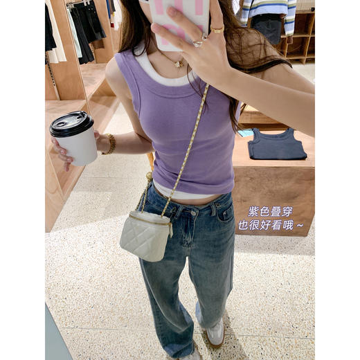 <曾小咸推荐>吊带背心女内搭打底衫修身 商品图3