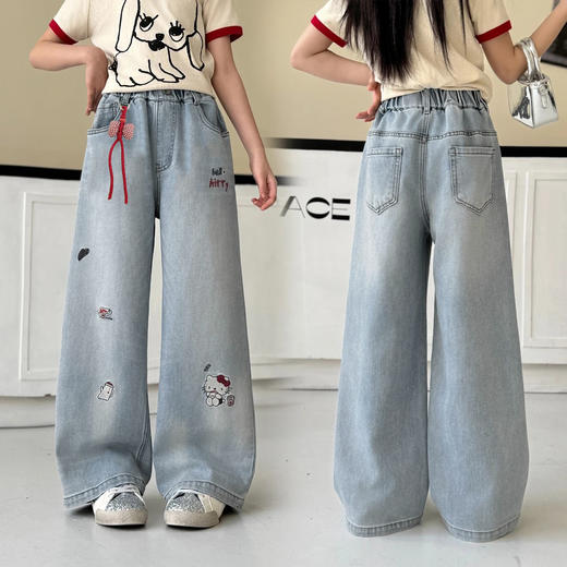 西蒙日记26款休闲时尚女童牛仔裤 商品图6
