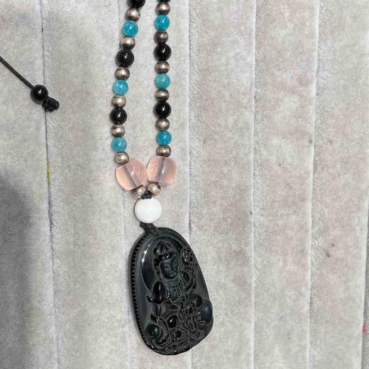 1910元/条黑曜石守护神吊坠 商品图1