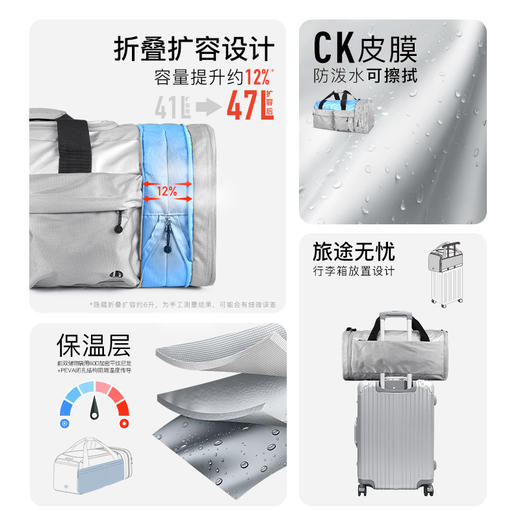 小李子正品李质造足球运动训练大收纳空间斜挎包 商品图4