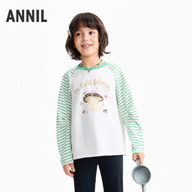 【实体店同款】女童长袖针织衫春季新款安奈儿童装AG611096