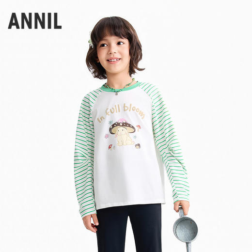 【实体店同款】女童长袖针织衫春季新款安奈儿童装AG611096 商品图0