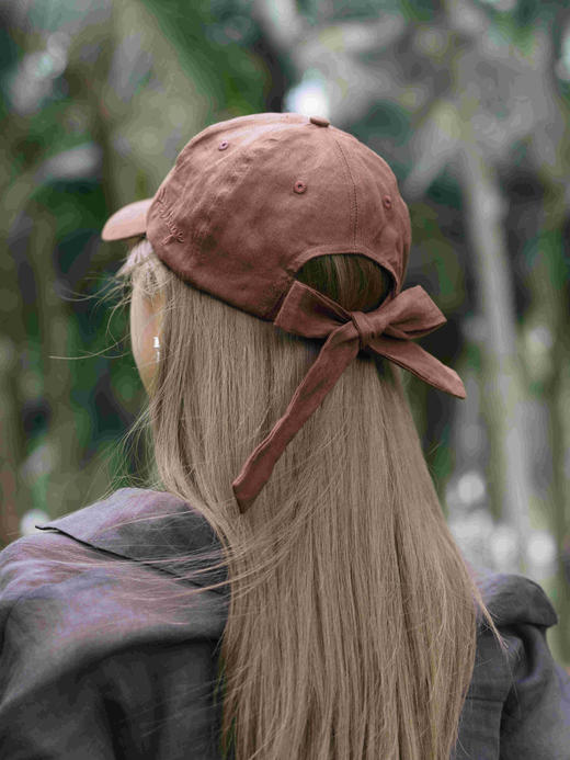 （成人）新帽型New 澳洲Bedhead亚麻真丝蝴蝶结棒球帽UPF50+ 轻薄透气真丝养发 商品图7