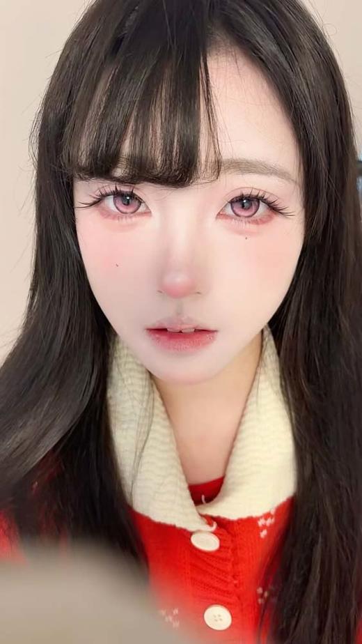 康视达 EggUncle Lens半年抛 蜜桃软糖心 直径14.5mm着色13.9mm 商品图5