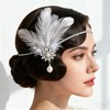 Hair accessories【盖茨比羽毛发链】2026时髦水钻发饰女款 商品缩略图1