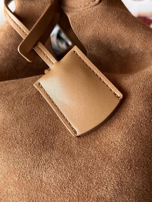 拉夫劳伦RL新款小号麂皮菜篮子包 手拎包斜挎包 SZ 341064 商品图6