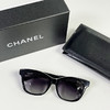 优选丨【礼盒款】Chanel 香奈儿墨镜 珍珠双C太阳镜 黑框  CH5482   香港直邮 商品缩略图5