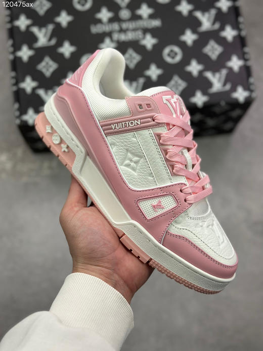 春季特惠💰720 LV 纯原版本 # 驴家 Trainer 低帮休闲板鞋 商品图0