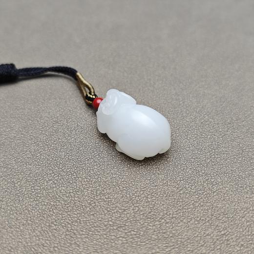 新疆和田玉且末料羊脂玉小羊挂件 228-7 商品图2