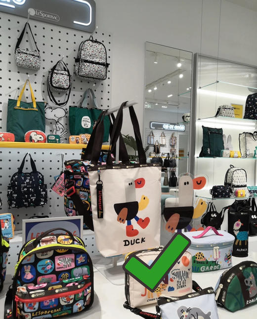 LeSportsac乐播诗X逗鸭系列托特包 商品图12