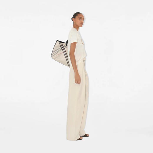 【二】BURBERRY 巴宝莉 女士马术骑士印章徽标印花棉质圆领短袖T恤 白色 8109817 B7078 商品图3