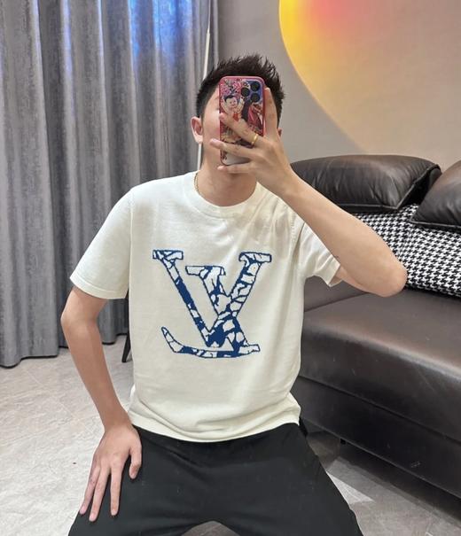 驴家 25ss滑雪系列裂纹提花针织短袖 男女同款（DY） 商品图3