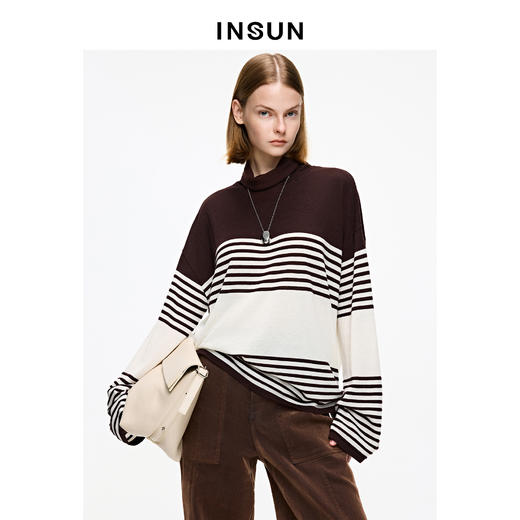 恩裳INSUN女装毛织衫9C36106050 商品图1
