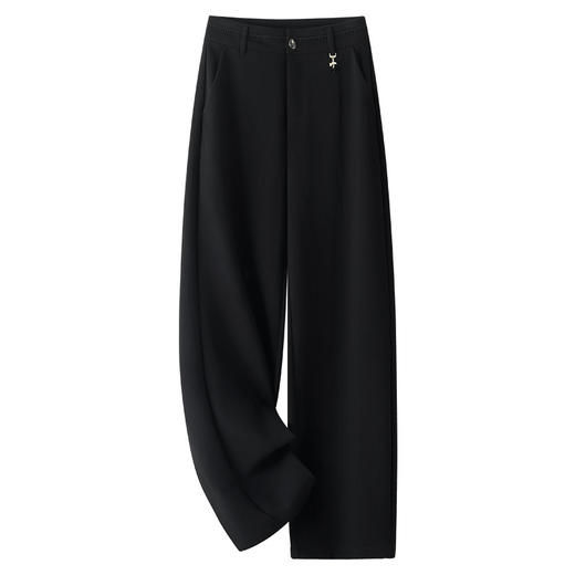 MYX阔腿西装裤2026年春季新款垂坠感修身通勤直筒裤显瘦高腰时尚长裤 商品图4