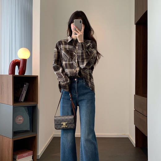 SYJ95186格纹衬衫 商品图3