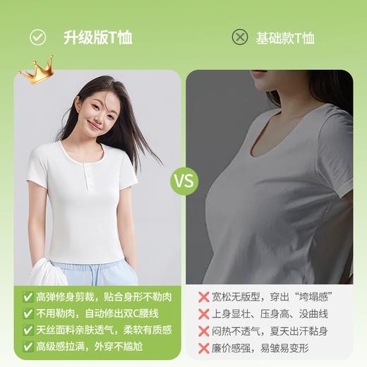 （合作款）天丝莱赛尔百搭T恤系列yc0309017 商品图1