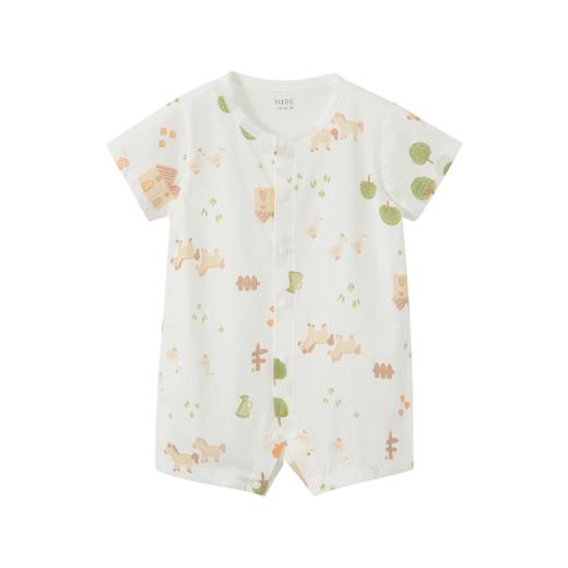 怡比美好农场短袖开襟哈衣HY26SUN070白黄色调59#-80# 商品图7