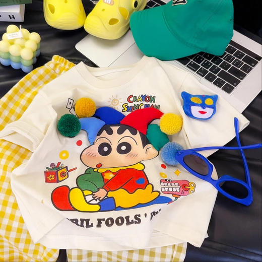 【💥萌翻全场39/件】儿童立体玩偶亲子短袖T恤夏装2026新款宽松韩版卡通上衣洋气外穿聚 商品图5