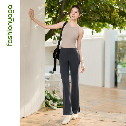 2026春夏F16917修身裤脚开叉长裤/九分裤 商品图13