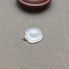 和田玉青海料冰底羊脂玉包金小平安牌 228-17 商品缩略图5