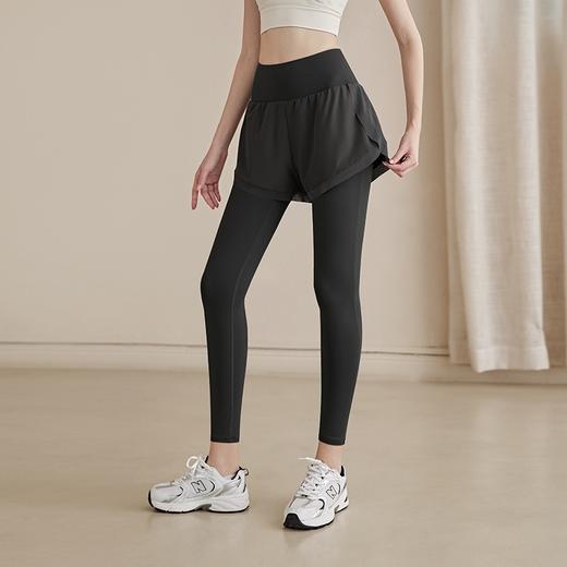 【瑜伽裤】谷小悠假两件高腰瑜伽裤BL-DSP351 提臀收腹 侧边裤袋 商品图7