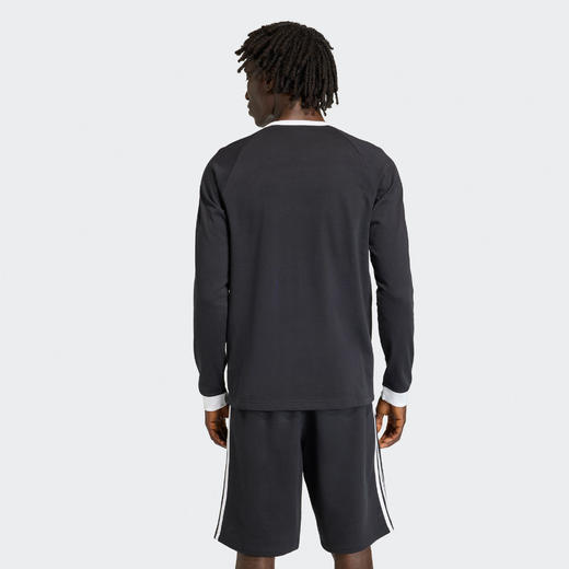 Adidas阿迪达斯3-STRIPES LONG-SLEEVE TOP 纯棉运动长袖T恤KE3546 商品图2