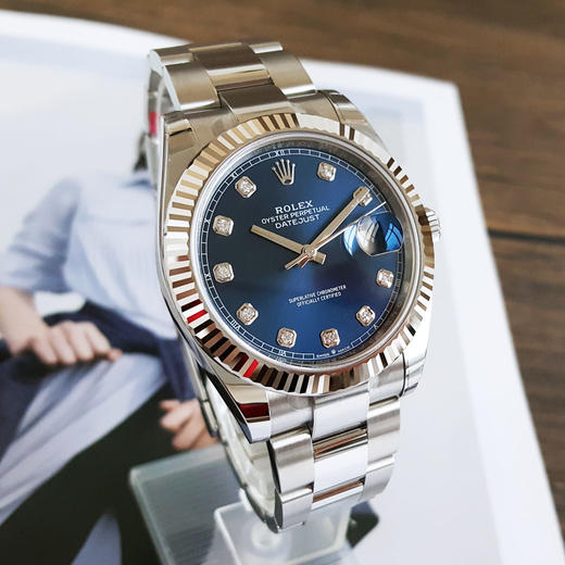【99新（原厂膜未撕）】ROLEX 劳力士126334-0015天文台认证自动机械机芯日期显示41MM（男款）日志型系列蚝式钢140226TJ30 商品图3
