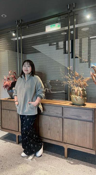 【群内福利】【针织休闲裤】文艺时尚花色直筒裤，全腰松紧设计，穿着舒适自在，不易勒腰 商品图3