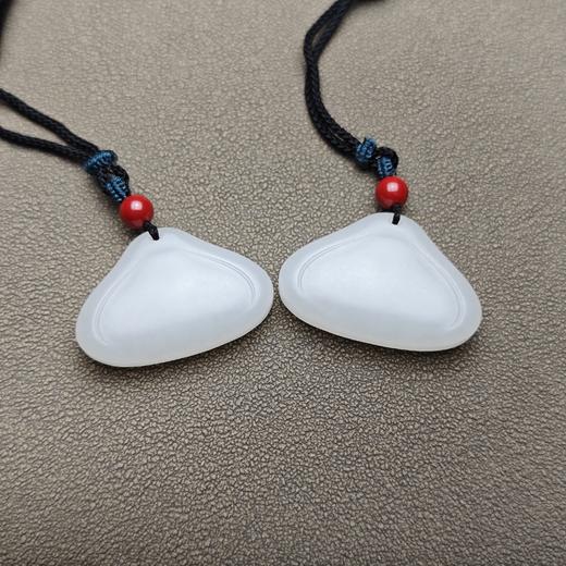 新疆和田玉且末料羊脂玉雅致平安锁 228-11 商品图0