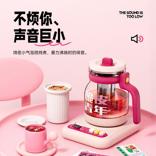 德国蓝宝电热水壶礼盒装家用全玻璃烧水壶恒温保温自动BP-HP02A-THF 商品图2