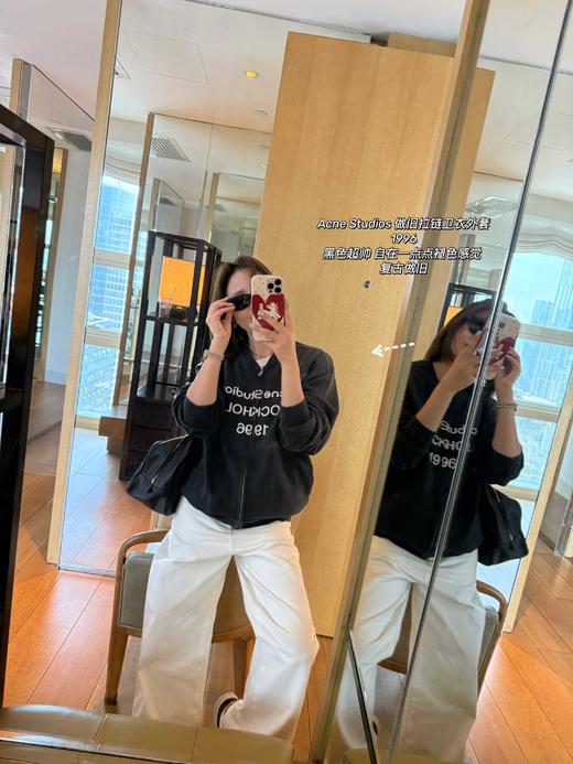 一店j 男女同款半个娱乐圈都在穿「高捻棉做旧泥染」宽松才好看～ 商品图4