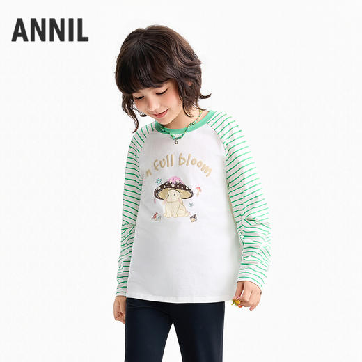 【实体店同款】女童长袖针织衫春季新款安奈儿童装AG611096 商品图2