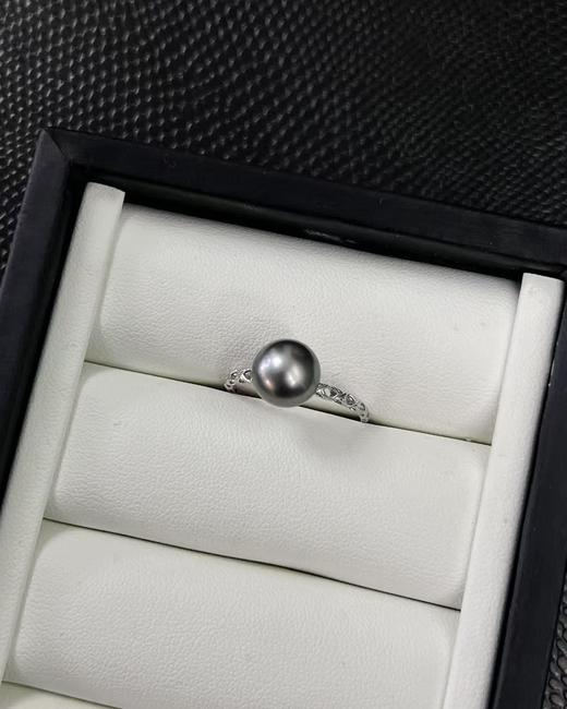 16号—⁶孤品 9-10mm非活口【大溪地+18k金+简约戒指】极光微瑕，出证书，24小时鉴赏期【香港】SS06-QTT-XGZZ 商品图2