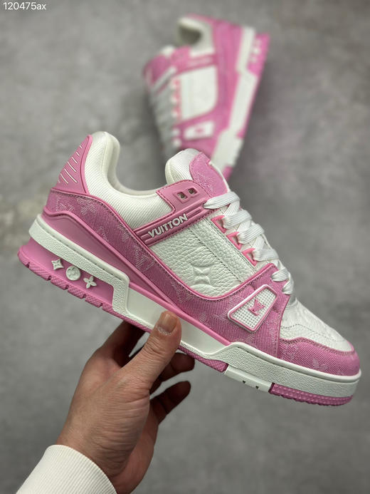 春季特惠💰720 LV 纯原版本 # 驴家 Trainer 低帮休闲板鞋 商品图3