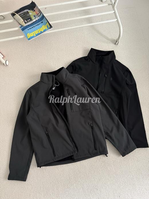 拉夫家男士小马标时尚立领运动休闲拉链夹克外套 商品图3