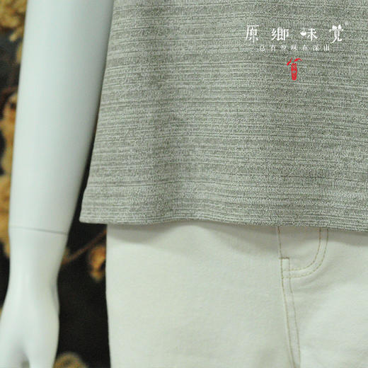 【针织T恤衫】素道有机彩棉-针织T恤衫（基地直发-申通包邮），来自敦煌，品牌：素道【合作生产，公平贸易】 商品图2