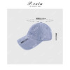 PanYiXiu/潘依绣100%棉做旧水洗磨破软顶复古时髦鸭舌帽 SYC60022 商品缩略图3