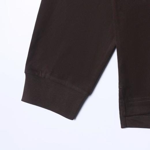 SDSA男士秋冬新款痞帅男装简约复古亨利领设计长袖T恤纯色百搭 商品图3