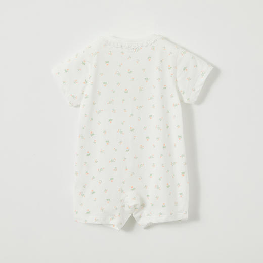 怡比繁花拾光短袖开襟哈衣HY26SUN050粉橘色调59#-80# 商品图8