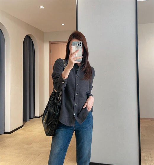 SYJ95116羊毛翻领衬衫 商品图10