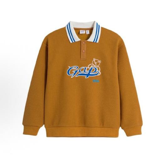 GAP儿童 加绒Polo上衣 39.9元(线上线下同时销售，不保证有货)620383-WY 商品图0