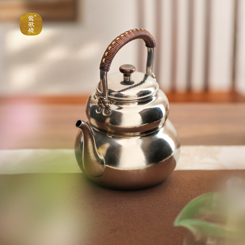 【莺歌烧旗舰店】葫芦钛壶