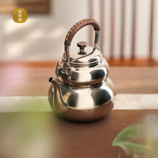【莺歌烧旗舰店】葫芦钛壶 商品图0
