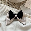 买一送一【宋雨琦同款丝绒蝴蝶结弹簧夹】2026仙女风发夹女高级感半扎抓夹头饰发卡发饰 商品缩略图2