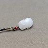 新疆和田玉且末料羊脂玉小羊挂件 228-7 商品缩略图1
